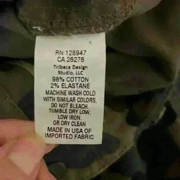 Nili Lotan Jenna Pants Coyote Brown Camouflage Size 4 - Picture 11 of 14